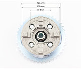 Loncin JL200-68A Панель демпферная со звездой 428-41Т в сборе