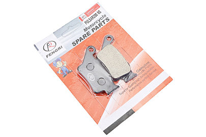 Тормозные колодки (дисковые) PULSAR NS-200;RS200;Dominar 220, "DK151085", черные