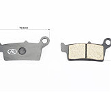 Loncin LX250GY-3 Тормозные колодки (дисковые) к-кт, тип 2