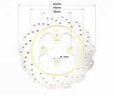 Loncin LX200GY-7A Диск тормозной задний