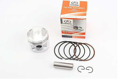 Поршень к-кт CB/CG125cc 56,5мм STD (высота 52,0мм; палец 15мм)