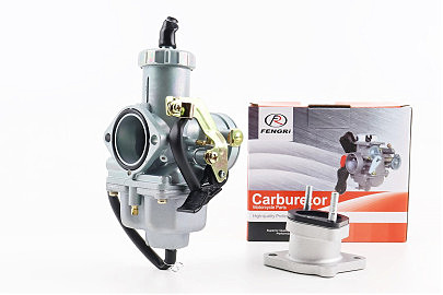 Карбюратор PZ33 СВ/CG-250/300 (d=33), дросель під трос + патрубок