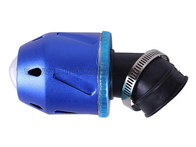 Фильтр воздушный (нулевик) ?35mm, 45*, пуля (синий) AMG