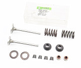 Клапан впускной (h-79,8; D-30,4; d-6), выпускной (h-79,8; D-25,5; d-6) к-кт 2шт 178F + пружина-2шт, + шайба-4шт, + сухарь-4шт