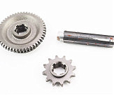 Редуктор фрезы R175/180N/190N/195N - Вал первичный + звезда Z-12 + Шестерня Z-49 101-2