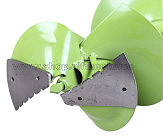 Шнек для льда (со сменными лезвиями) L1000, ?200 для мотобура AMG