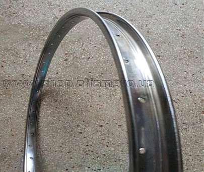 Обод   велосипедный 14  (хромированный) (16 отв.) VERE-2