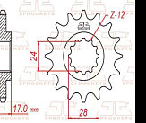 Зірка передня JT JTF295.15RB