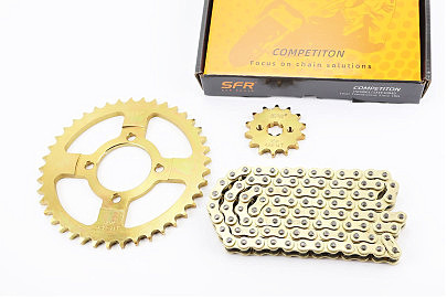 Звезды, цепь к-кт JH &mdash; 428-98L+41T+14T (в коробке) GOLD