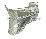 Чехол дождевик на скутер (солнцеотражающий) (серебристый, xxl)