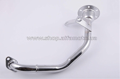 Колено глушителя тюнингового под крепеж ?78mm 4T GY6 125/150