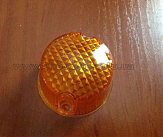 Стекло поворота ИЖ (высокое) (оранжевое) (круглое) JING