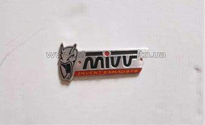 Наклейка на глушитель MONSTER 118