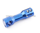 Крепление открытого руля на скутера (синие, посадочное место под руль ?23mm, под траверсу ?22mm) KOMATCU