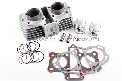 Поршневая (ЦПГ) 4T CB125T (?44.0, TWIN, p-13*34, h-83mm) JIN