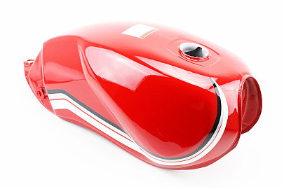 Бак топливный КРАСНЫЙ (под прямоугольную крышку бака, под кран топл. на болты)