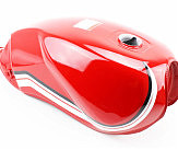 Бак топливный КРАСНЫЙ (под прямоугольную крышку бака, под кран топл. на болты)