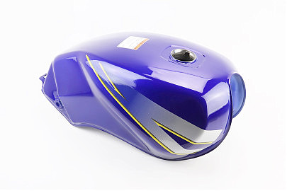 Бак топливный СИНИЙ (под прямоугольную крышку бака, под кран топл. на болты)