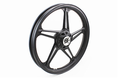 Диск колесный передний литой "под диск" 18Х1,6 "лучи"  (ось 12мм), тип 3