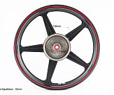 Диск колісний задній литий 18Х1,85 (під резинки) 