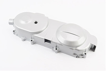 Крышка вариатора 40см короткая &mdash; 10" серебристая (без втулки бендикса)