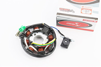 Статор магнето (генератора) (8 катушек разъем "мама 3+2") высота 28мм