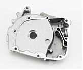 Кришка двигуна права 50cc (під щуп)