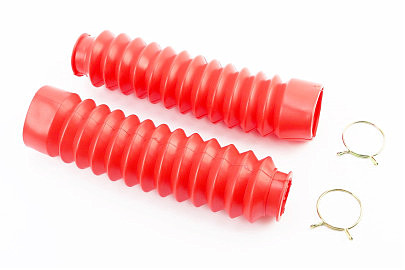 Гофра переднього амортизатора d=30/50; L=180mm к-кт 2шт, ЧЕРВОНИЙ
