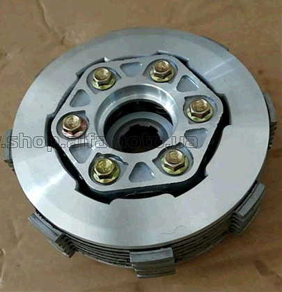 Диски сцепления (в сборе)   4T CG150   (диски, пружины, столик) (расширенная)