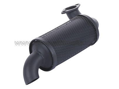 Глушитель   м/б 195N (12Hp)   (круглый с коленом под 2 болта) GZ AMG