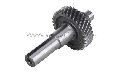 Вал вторичный редуктора с шестерней м/б   194F   (пониж. редукт.) AMG