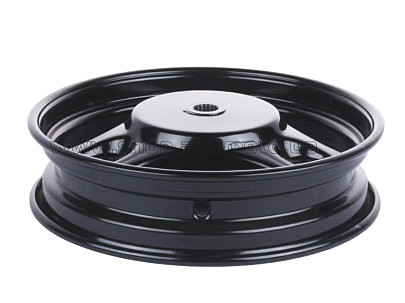 Диск колеса   2,15 * 10   (зад, металл)  Suzuki LETS черный AMG