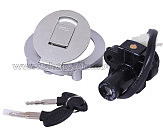 Замок зажигания   (комплект) XY200/250GY-9А  (+крышка бака) AMG