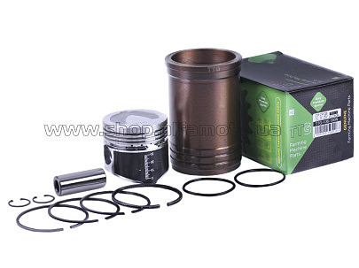 Поршневая R190N к-кт, поршень 90mm STD (форкамера `Подкова`) +гильза +манжеты, тефлоновое покрытие AMG