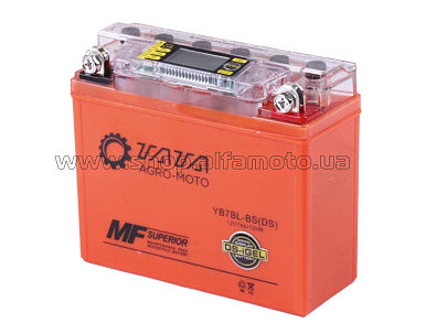 АКБ   12V 7А   гелевый   (148х60х128) (с дисплеем) AMG