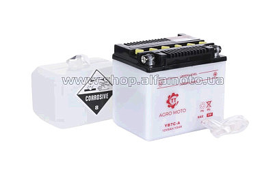 АКБ   12V 8A   заливной   (+электролит)   (130x90x114) AMG