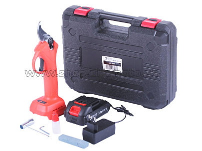 Аккумуляторный секатор TM-SH2501Li 25 мм 21V, 2А АКБ + зарядное устройство AMG