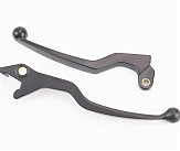 Рычаг руля левый, правый к-кт 2шт (под сцепл./диск. тормоз), чёрный