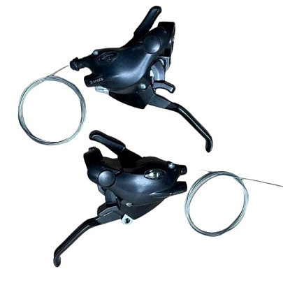 Моноблок переключения скоростей велосипеда   (L-3, R-7 скоростей)   SP-N01 Shunfeng BBC