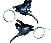 Моноблок переключения скоростей велосипеда   (L-3, R-7 скоростей)   SP-N01 Shunfeng BBC