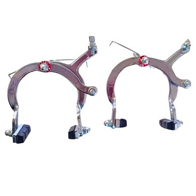 Тормоз велосипеда U-brake   (хром) (комплект) Shunfeng BBC-4