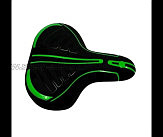 Седло велосипедное   (черно-зеленое) (XS Agilette) BBC