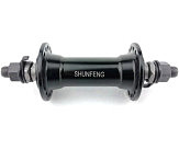 Втулка   переднего колеса велосипеда   (алюминий) (36 спиц) черная L-140 Shunfeng BBC