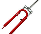 Вилка велосипедная   амортизационная   (26,красная, V-Brake) BBC