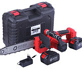 Аккумуляторная мини-пила TM-CS414Li, 12дюймов, 21V, 2 АКБ (3A;4A) + зарядное устройство AMG