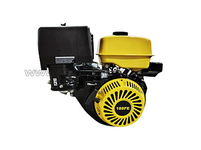 Двигатель м/б   188FE  (13Hp)   (полный комплект) (вал ? 25мм, под шлицы) с електростартером AMG-2