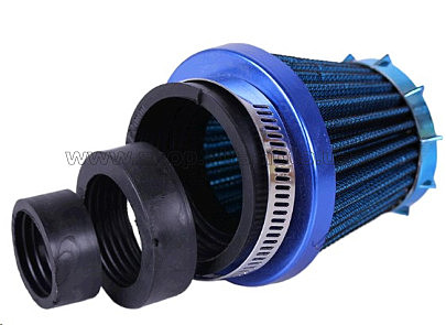Фильтр воздушный (нулевик) ?28/35/50mm (моющийся, синий) AMG