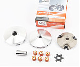 Вариатор передний к-кт Yamaha JOG 50 (под вал 13мм)+ втулка, крыльчатка, крест