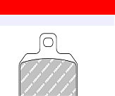 Комплект гальмівних колодок FE FDB2074EFP