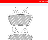 Комплект гальмівних колодок FE FDB2097EFP